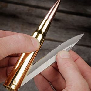 .50 Caliber Bullet Folding Knife