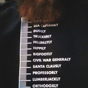 Beard Measurement Chart Shirt