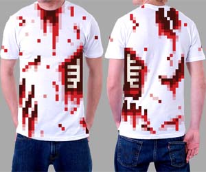 Bloody Pixelated Shirt