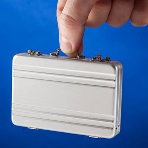 Briefcase Business Card Holder