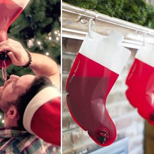 Christmas Stocking Flask