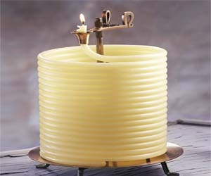 Coiled Wax Candle