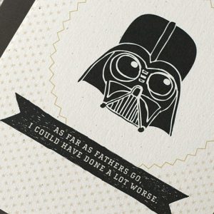 Darth Vader Father’s Day Card