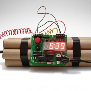 Defusable Bomb Alarm Clock