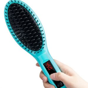Hair Straightening Heater Brush