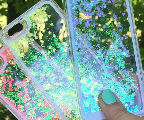 Holographic Glitter iPhone Case