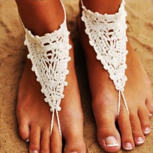 Ivory Barefoot Sandals