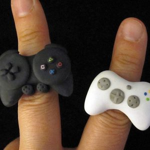 Mini Video Game Controller Rings
