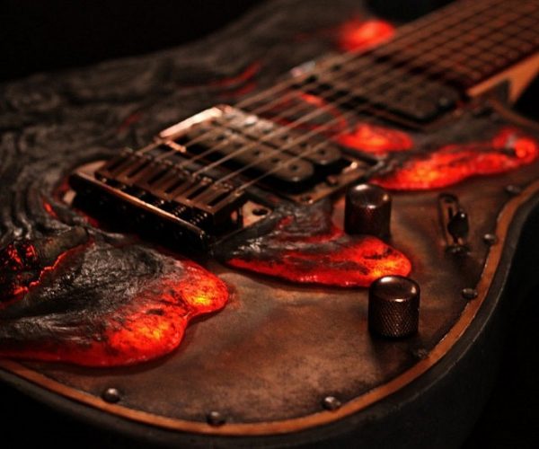 Molten Lava Guitar