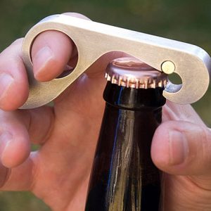 One Handed Beer Bottle Opener
