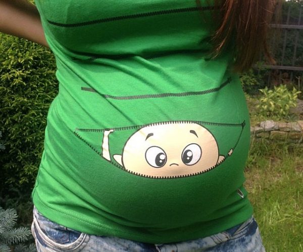 Peeking Baby Maternity Shirt