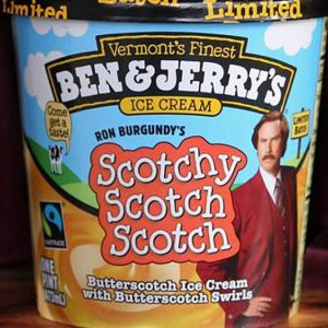 Scotch Flavored Ice Cream