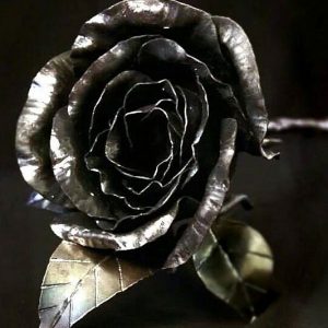 Steel Metal Rose Flower