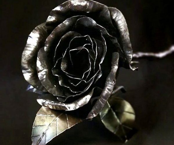 Steel Metal Rose Flower