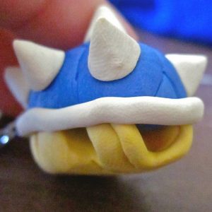 Super Mario Blue Shell Keychain