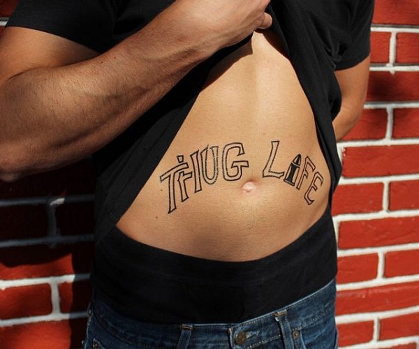 Thug Life Temporary Tattoos