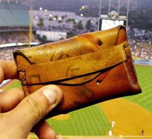 Vintage Baseball Glove Wallet