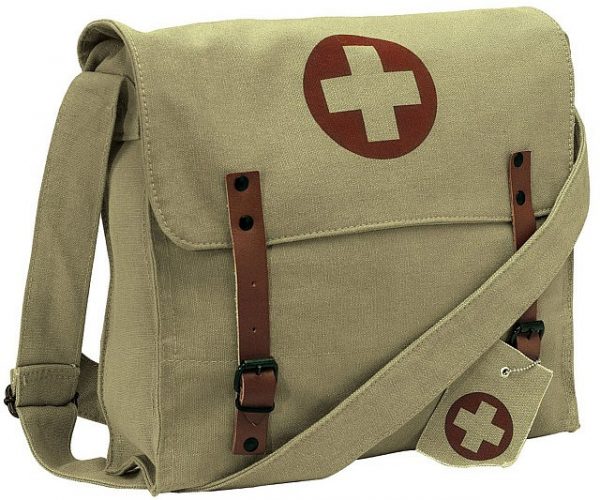 Vintage Medic Messenger Bag