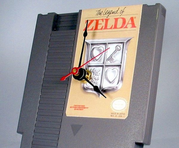 Zelda NES Cartridge Clock