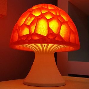 3D Printed Mushroom Lava Lamp