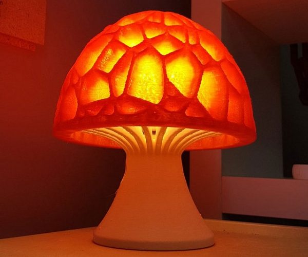 3D Printed Mushroom Lava Lamp