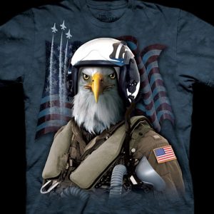 Bald Eagle Fighter Pilot Shirt