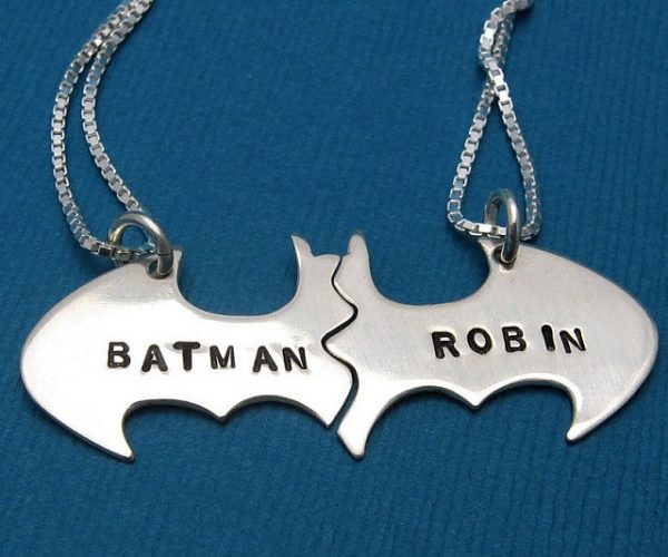 Batman And Robin BFF Necklace