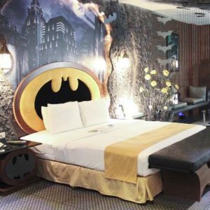 Batman Themed Hotel Room