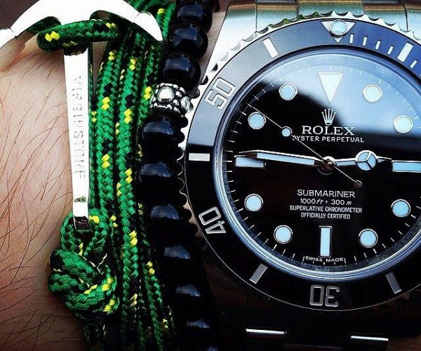 Black Dial Stainless Steel Rolex