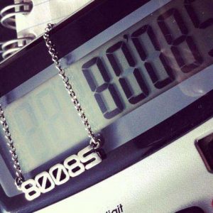 Calculator Boobs Necklace