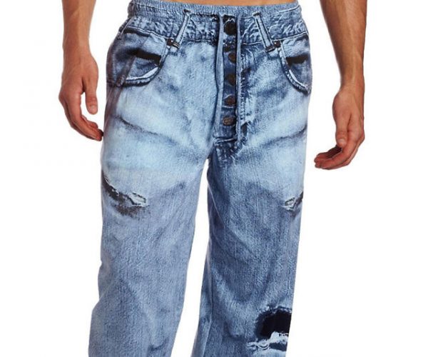 Fake Jeans Pajama Pants