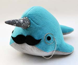 Fancy Narwhal Plushie