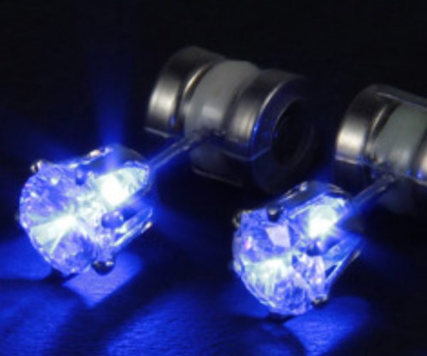 Flashing LED Earrings