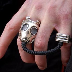 Gas Mask Ring