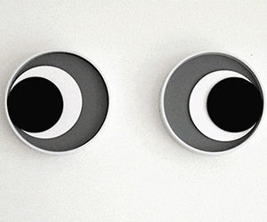 Googly Eyes Clock