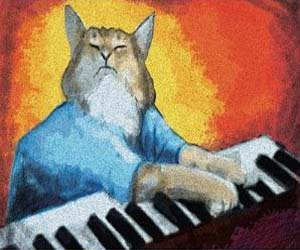 Keyboard Cat Poster