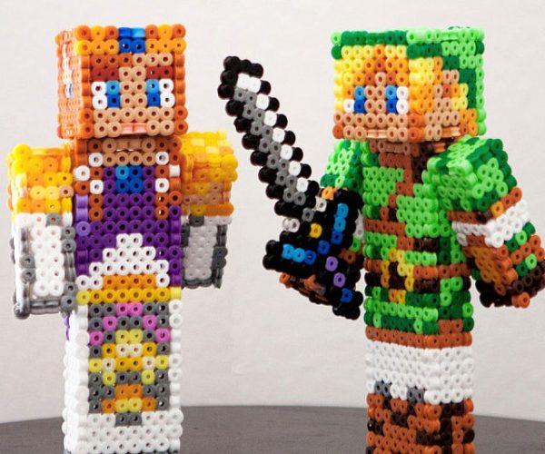 Legend Of Zelda Minecraft Figurines