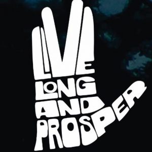 Live Long And Prosper Car Decal