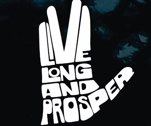 Live Long And Prosper Car Decal