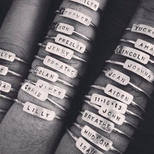 Personalized Stacking Rings