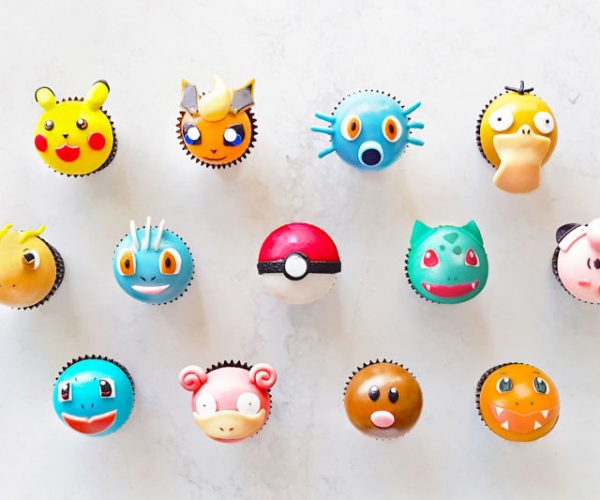 Pokemon Styled Cupcakes