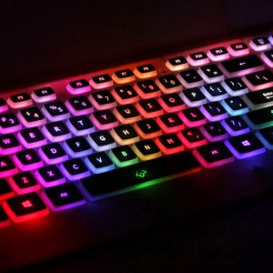 Rainbow Light Up Keyboard