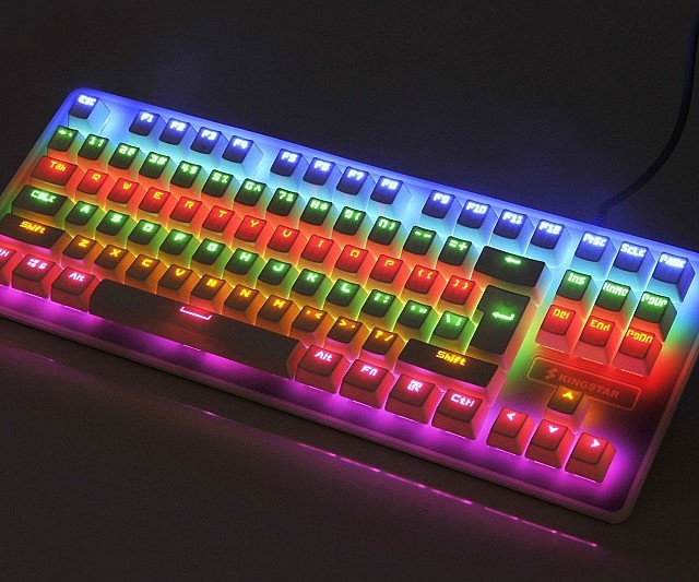 light up typewriter keyboard