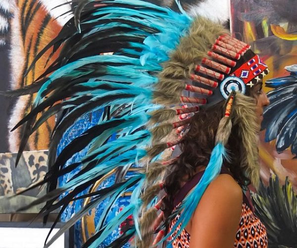 Real Feather Chief Headdress