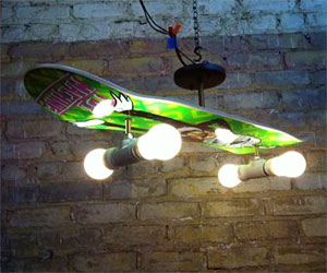 Skateboard Deck Lamp