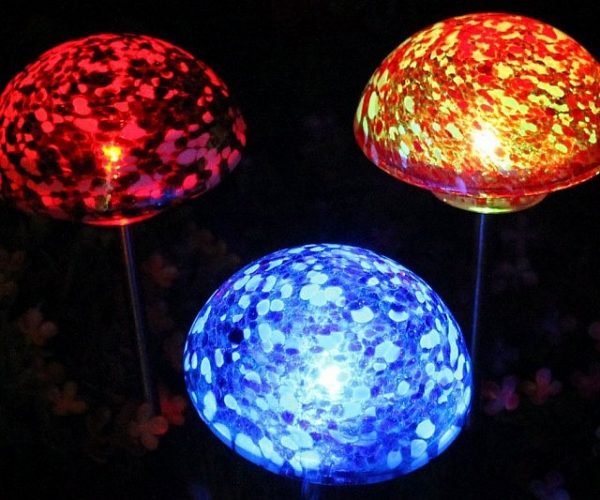 Solar Mushroom Garden Lights