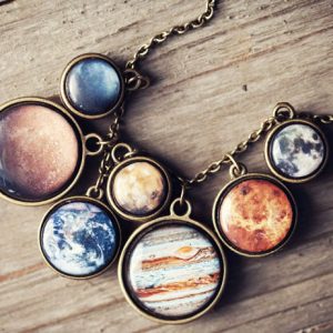 Solar System Planet Necklace