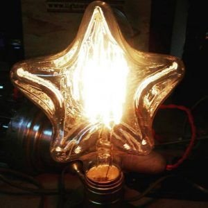 Star Shaped Twinkling Edison Bulb