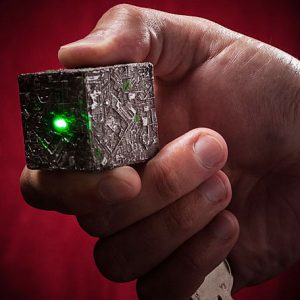 Star Trek Borg Cube Keychain Flashlight