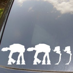 Star Wars AT-AT Family Car Stickers